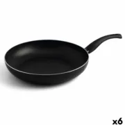 Frigideira Quid Hydra Preto Metal Baquelite Ø 30 cm (6 Unidades) Cozinha | Gourmet - nacloset