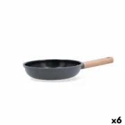 Frigideira Bidasoa Mia Cinzento Metal Ø 20 cm (6 Unidades) Cozinha | Gourmet - nacloset
