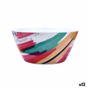 Saladeira Quid Acuarela Branco Bioplástico 25 x 12 cm (12 Unidades) A Preço de Revenda - nacloset