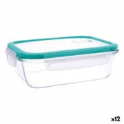 Lancheira Hermética Quid Ciclon Turquesa Vidro 640 ml (12 Unidades) A Preço de Revenda - nacloset