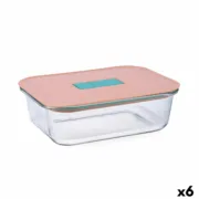 Lancheira Hermética Luminarc Joy Laranja Vidro 1,04 L (6 Unidades) A Preço de Revenda - nacloset