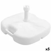 Base para Guarda-Sol Aktive Branco Ø 32 mm Ø 20 mm 45 x 29 x 45 cm (5 Unidades) A Preço de Revenda - nacloset