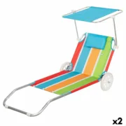 Espreguiçadeira de praia Aktive (2 Unidades) A Preço de Revenda - nacloset