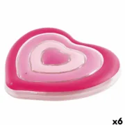 Colchão Insuflável Intex Coração 135 x 155 x 25 cm Cor de Rosa (6 Unidades) A Preço de Revenda - nacloset