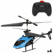 Helicóptero com Radiocontrolo Colorbaby (4 Unidades) A Preço de Revenda - nacloset