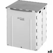 Caixote do lixo Aktive Polipropileno TPR 31 x 38 x 27 cm (6 Unidades) A Preço de Revenda - nacloset