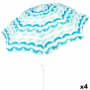 Chapéu de praia Aktive Prateado 200 x 200 x 200 cm (4 Unidades) A Preço de Revenda - nacloset