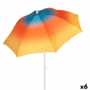 Chapéu de praia Aktive Multicolor 180 x 195 x 180 cm (6 Unidades) A Preço de Revenda - nacloset