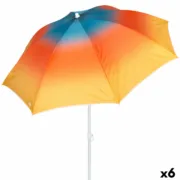 Chapéu de praia Aktive Multicolor 200 x 200 x 200 cm (6 Unidades) A Preço de Revenda - nacloset