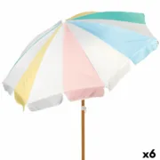 Chapéu de praia Aktive Ø 200 cm 20 x 185 x 20 cm (6 Unidades) A Preço de Revenda - nacloset