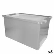 Caixa de Armazenagem Curver Cinzento Plástico 40 L 55 x 28 x 35 cm (5 Unidades) A Preço de Revenda - nacloset