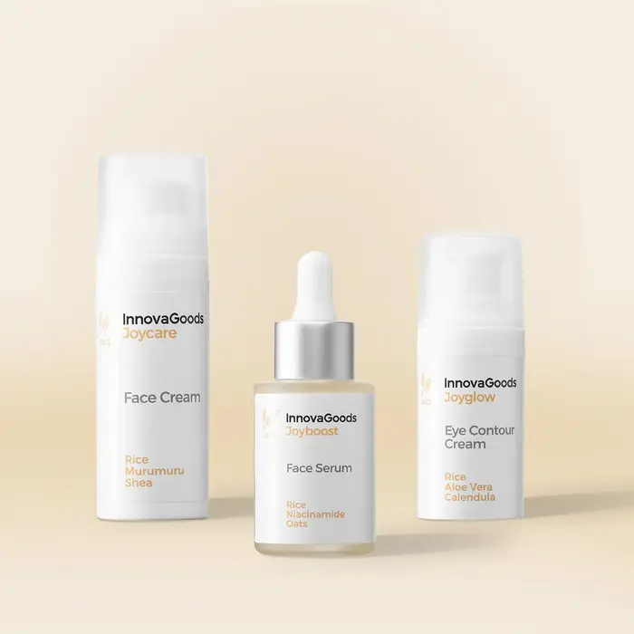 Pack de Hidratação Facial Rice InnovaGoods Lotes de Fragrâncias e Cosméticos - nacloset