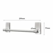 Toalheiro de barra Command 29,9 x 7,7 x 4,7 cm Metal Banho - nacloset 2