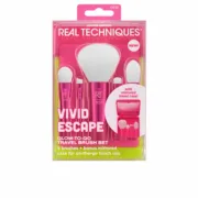 Conjunto de Pincéis de Maquilhagem Real Techniques VIVID ESCAPE 5 Peças Acessórios e organizadores - nacloset