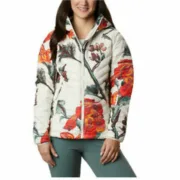 Casaco de Desporto para Mulher Columbia POWDER LITE WK1499-192 Branco Blusões - nacloset