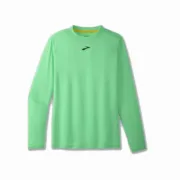 Camisola de Manga Comprida Homem Brooks High Point Verde Desporto | Lazer - nacloset