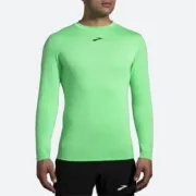 Camisola de Manga Comprida Homem Brooks High Point Verde Desporto | Lazer - nacloset 2