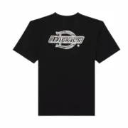 Camisola de Manga Curta Homem Dickies Wood Logo Preto Moda | Acessórios - nacloset 2