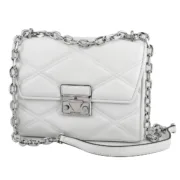 Bolsa Mulher Michael Kors Serena Branco 22 x 16 x 9 cm Acessórios de Moda - nacloset