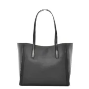 Bolsa a Tiracolo Michael Kors Leida Preto 33 X 30 X 12 CM Acessórios de Moda - nacloset 2