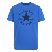 Camisola de Manga Curta Infantil Converse Sustainable Core Sse Azul Moda | Acessórios - nacloset 2