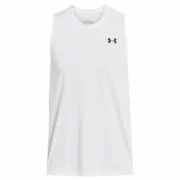 T-Shirt para Homem sem Mangas Under Armour Tech Tank Branco Desporto | Lazer - nacloset
