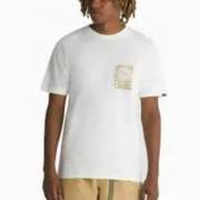 Camisola de Manga Curta Homem Vans SUN AND SURF SS TEE VN000G5KFS81 Branco Moda | Acessórios - nacloset 2