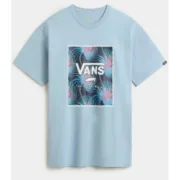 Camisola de Manga Curta Homem Vans MN CLASSIC PRINT BOX VN0A5E7YCZI1 Azul Moda | Acessórios - nacloset 2
