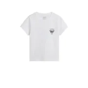 Camisola de Manga Curta Mulher Vans Catchers Club Mini Branco Moda | Acessórios - nacloset 2