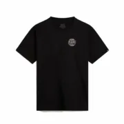 Camisola de Manga Curta Homem Vans Og Pennant Ss Crew Preto Moda | Acessórios - nacloset