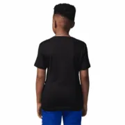 Camisola de Manga Curta Infantil Jordan Jdb Bball Fire Ss Preto Moda | Acessórios - nacloset 2