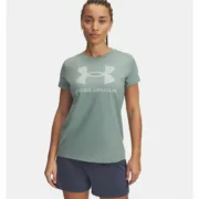 Camisola de Manga Curta Mulher Under Armour Azul Moda | Acessórios - nacloset 2