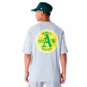 Camisola de Manga Curta Homem New Era MLB WORLD SERIES OS Oakland Athletics Moda | Acessórios - nacloset 2