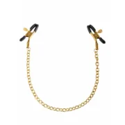Corrente com Pinças para Mamilos Pipedream Fetish Fantasy Gold Bondage - nacloset