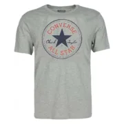 Camisola de Manga Curta Infantil Converse CHUCK PATCH SHORT Cinzento Moda | Acessórios - nacloset