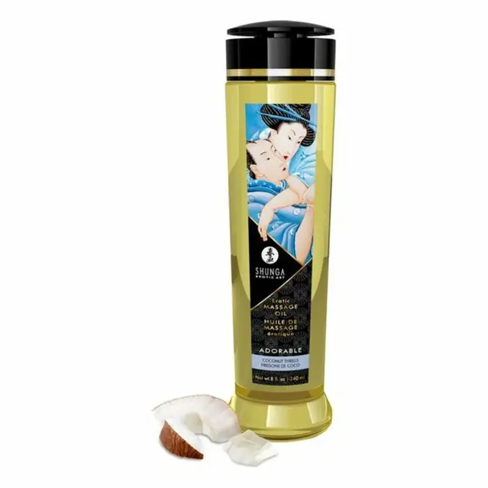 Óleo de Massagem Erótico Coconut Thrills Shunga Adorable (240 ml) Massagem Erótica - nacloset 2