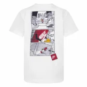 Camisola de Manga Curta Infantil Nike Icons Of Play Branco Moda | Acessórios - nacloset 2