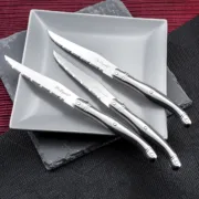 Conjunto de Facas para Carne Lou Laguiole Tradition Metal Duas cores 6 Unidades (23 x 1,2 x 1,1 cm) Conjuntos de Facas - nacloset 2
