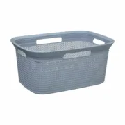Cesto de Roupa Suja 5five Simply Smart Cinzento Polipropileno 59 x 41 x 27,5 cm 45 L Casa | Jardim - nacloset