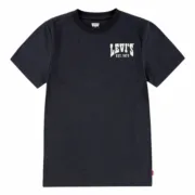 Camisola de Manga Curta Infantil Levi’s Lvb Valley View Preto 8 Anos Moda | Acessórios - nacloset
