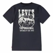 Camisola de Manga Curta Infantil Levi’s Lvb Valley View Preto 8 Anos Moda | Acessórios - nacloset 2