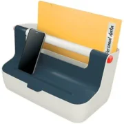 Caixa de Armazenamento Leitz Cosy Cinzento ABS 21,4 x 19,6 x 36,7 cm Asa de transporte Casa | Jardim - nacloset