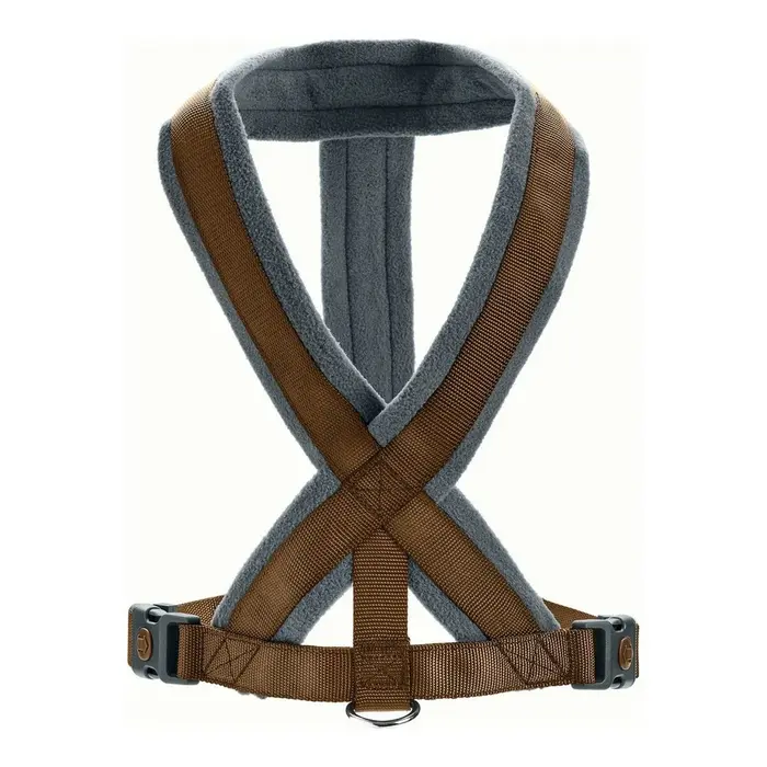 Arnês para Cães Hunter London Comfort 63-82 cm Castanho Tamanho M/L Animais de Estimação - nacloset 2