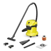 Aspirador Kärcher WD 3 V-15/4/20 Amarelo Preto Cinzento 1000 W Aspiradores e robôs - nacloset