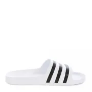 Chinelos para Homem Adidas ADILETTE AQUA F35539 Branco Chinelos e meias de natação - nacloset