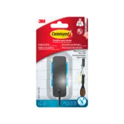 Gancho para pendurar 3M 1,3 kg 25 X 35 X 95 MM Preto Etiqueta (1 Unidade) Casa | Jardim - nacloset