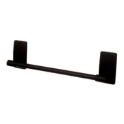Toalheiro de barra Command 29,9 x 7,7 x 4,7 cm Preto Metal Banho - nacloset