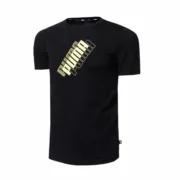 Camisola de Manga Curta Criança Puma Power Logo Preto Moda | Acessórios - nacloset