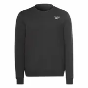 Polar sem Capuz Homem Reebok Identity Left Chest Logo Crew Preto M Moda | Acessórios - nacloset