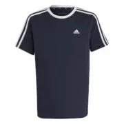 Camisola de Manga Curta Adidas 3S Badge of Sport Preto Desporto | Lazer - nacloset